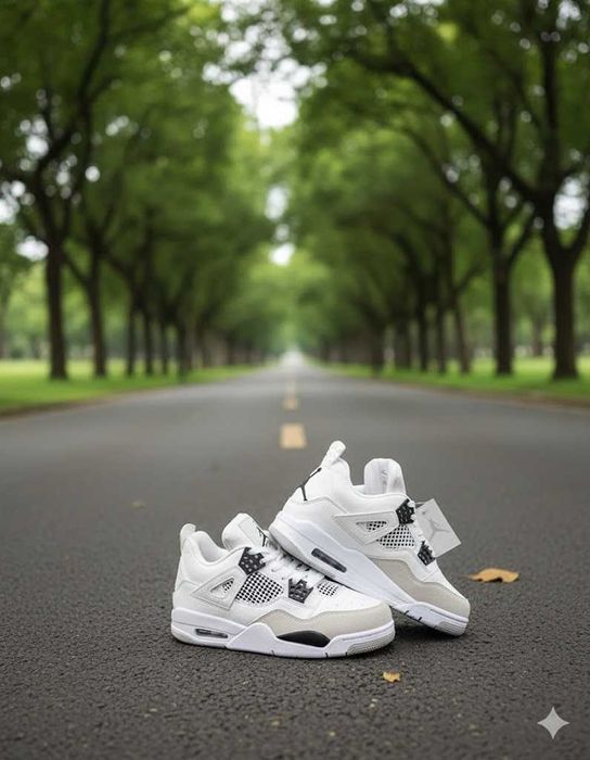 Jordan 4 Military Black - Adidasi Fete Baieti