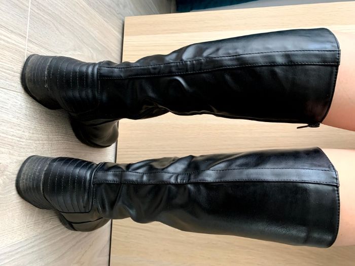 Cizme dama piele ecologica Negru Marime 37 Koton