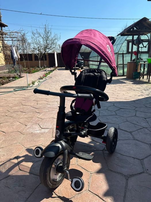 Tricicletă pliabilă QPlay Rito Rubber Violet – Ca nouă