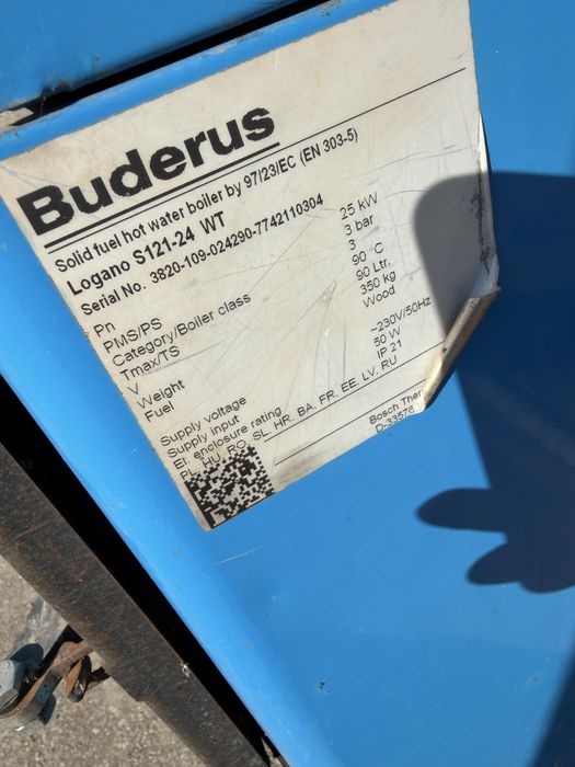 Centrala termica pe lemne buderus din fonta/24kw/sparta