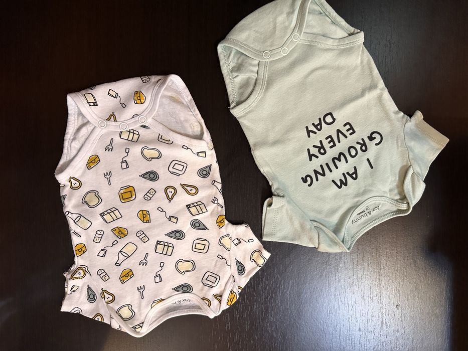 Set 4 body uri de vara sinsay si h&m marimea 56