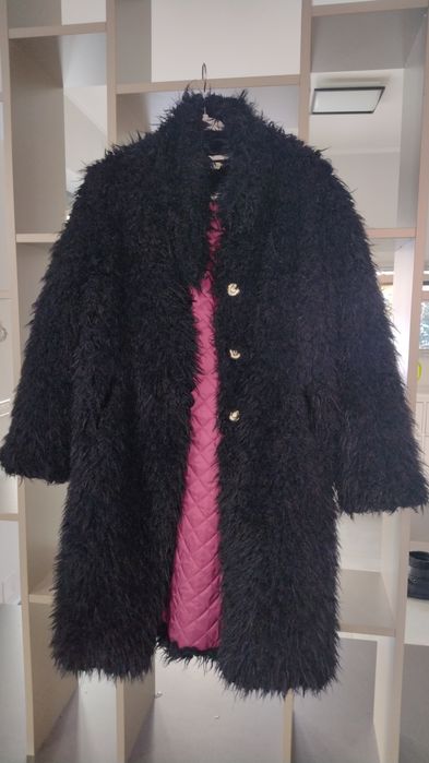 Haina / palton lunga pufoasca URMA - marime S