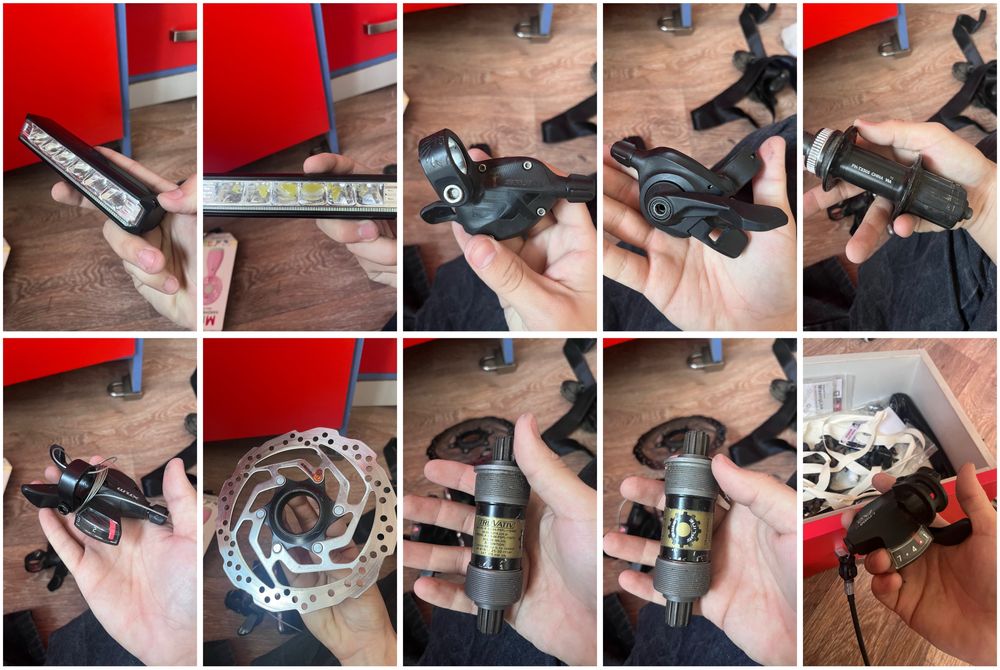 Велосипед, Велозапчасти