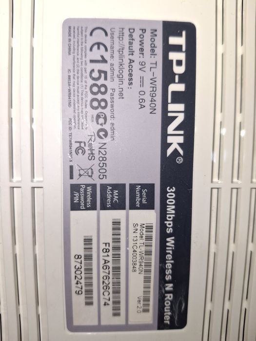 Модем TP - LINK    TL - WR940N