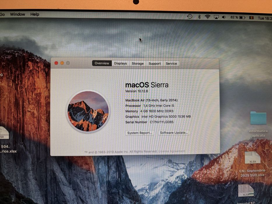 Macbook Air 13”(Early 2014) stare buna