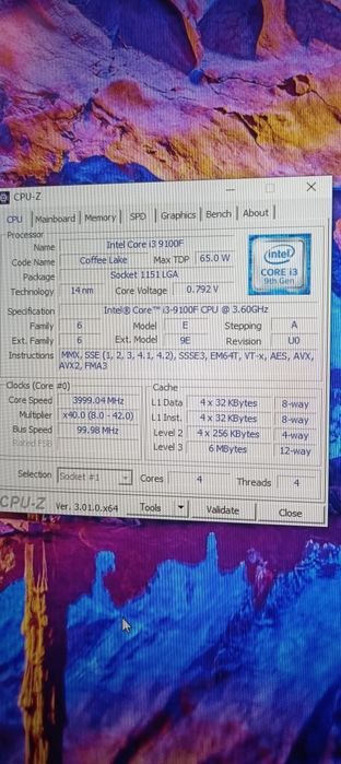 Kit Intel Lga1151 v2 Msi h310m pro-vdh plus i3 9100 cooler