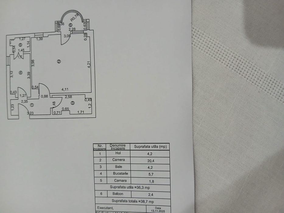 Ocazie!Apartament cu una cameră decomandat Mazepa (banci).