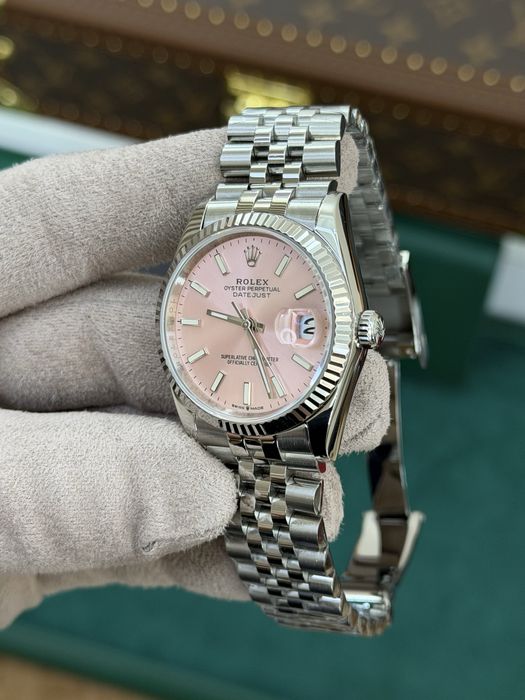 Rolex Date-Just 36mm Pink Dial