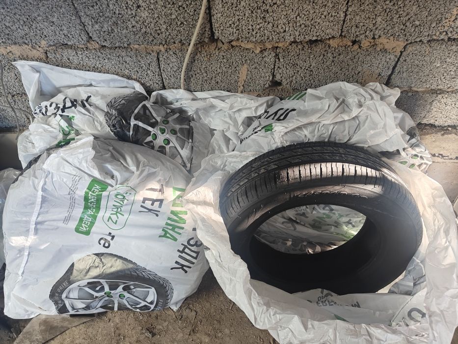 Титановый диска и шины