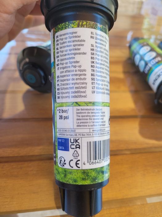 3бр Gardena MD180 изкачащи пръскачки