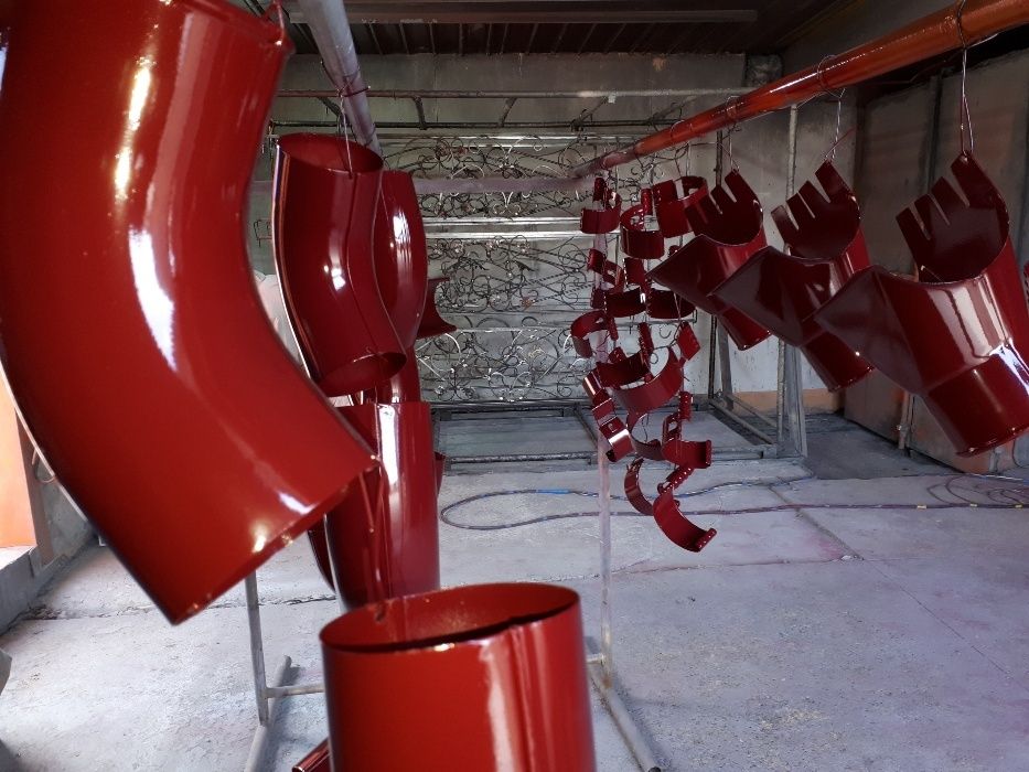 Полимерный цех. Покраска дисков.