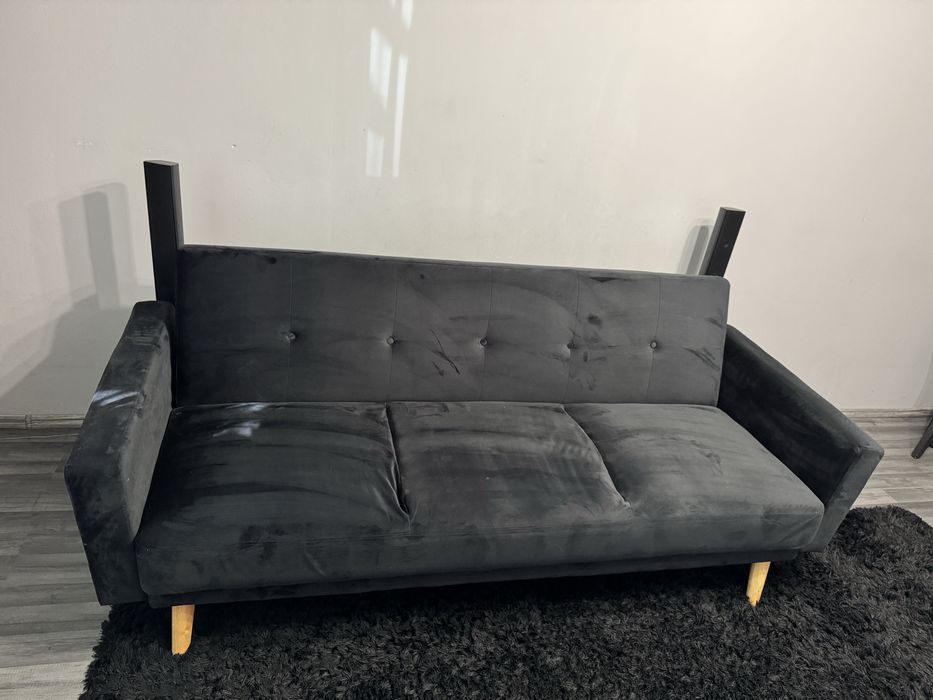 Canapea extensibila catifea