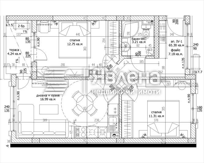 Продава се Двустаен апартамент в Поморие - 80 кв.м за 943 €/кв.м - Снимка #1