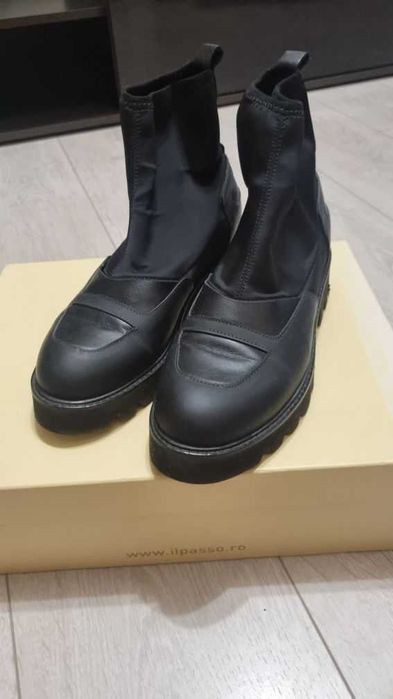 Botine/Ghete dama piele il passo