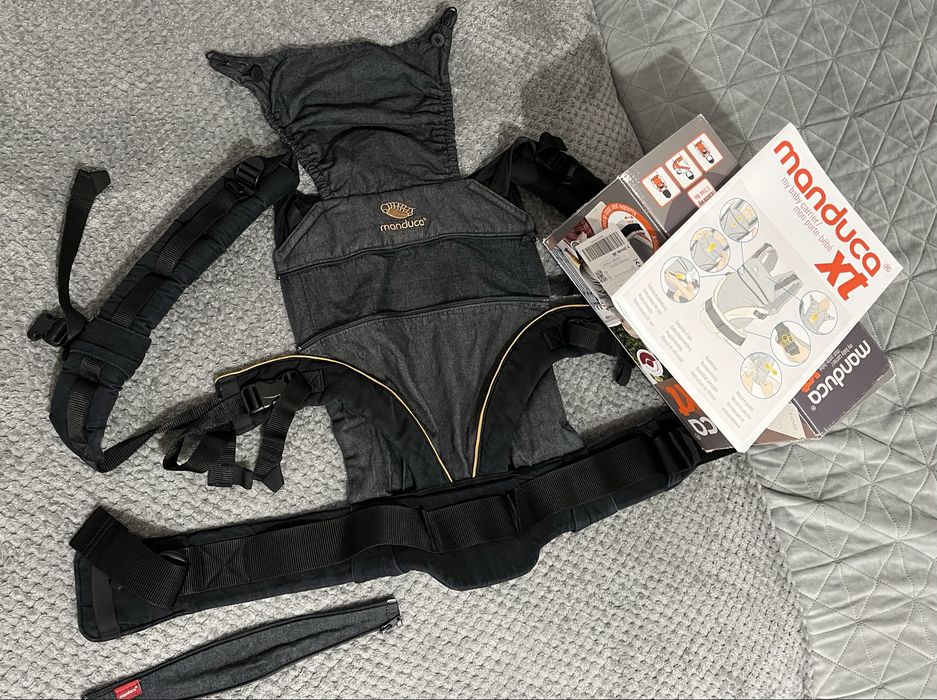 Manduca XT Denimblack-toffee