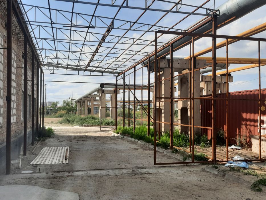 Металлическая ферма для навеса и крлвли