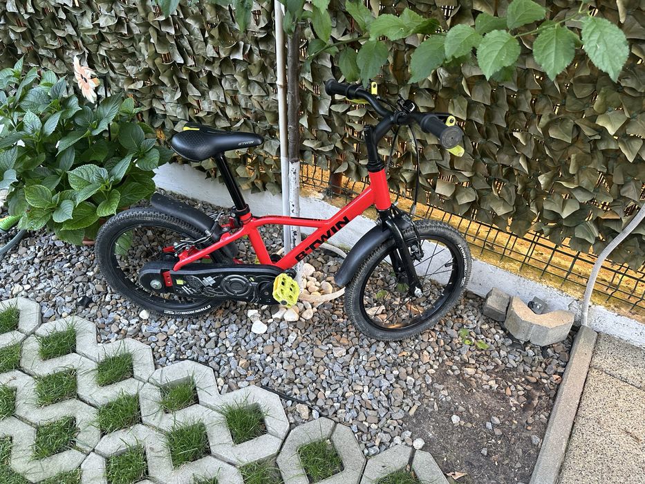 bicicleta copii Btwin marime 16 pt varste 2-6 ani