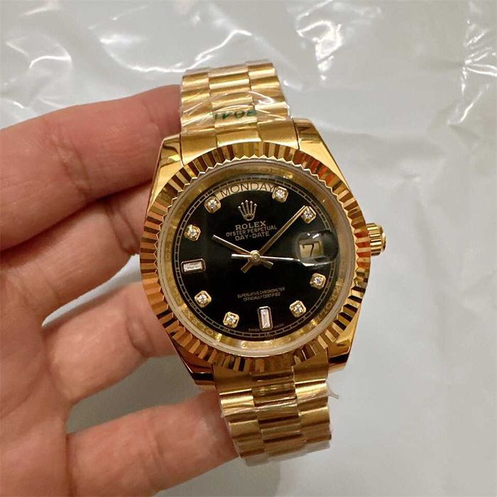 Ceas TIP R.O.L.E.X PERPETUAL OYSTER DAY DATE Gold&Black Automatic 2026