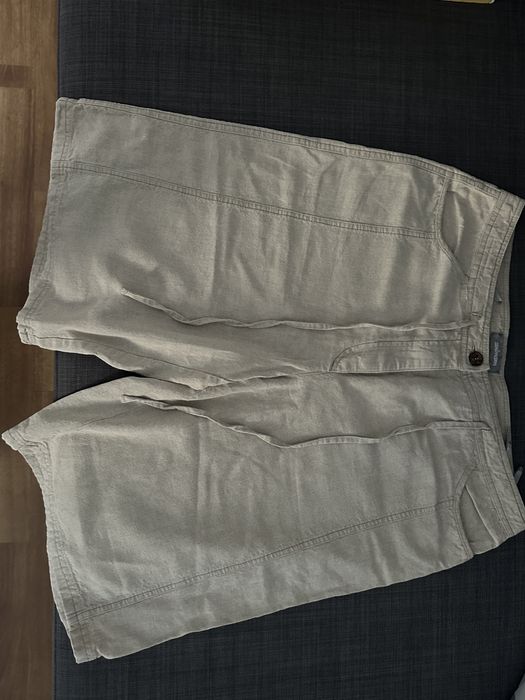 Pantaloni scurti din in, Steilmann, 42, noi