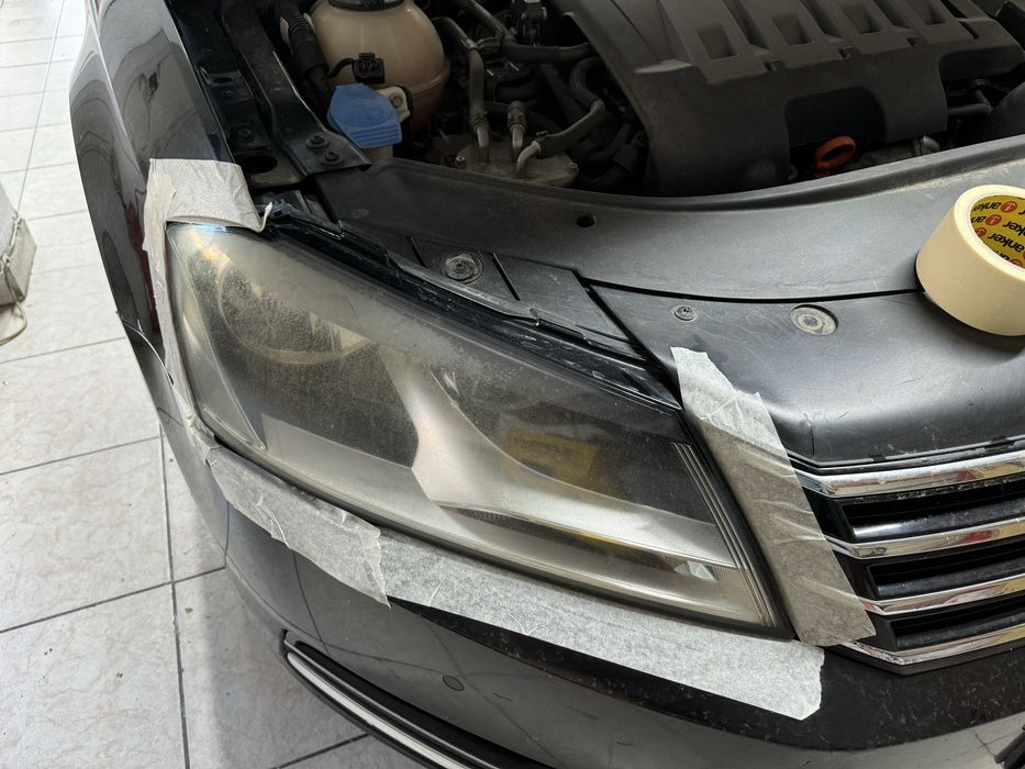 Polish Faruri. Folie Protectie .Transparenta Polimer.