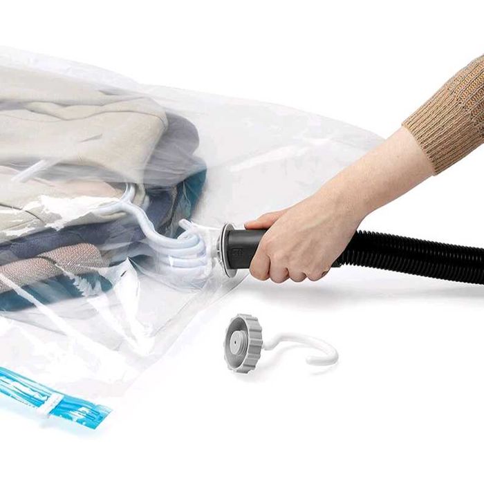 Вакуумный пакет-мешок для хранения вещей и одежды 80x130 см DU12C