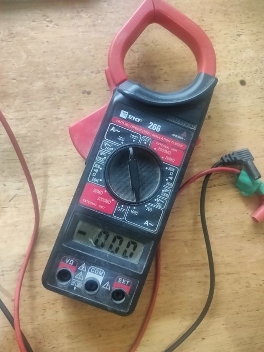 Мультиметр професиональный, с клещами