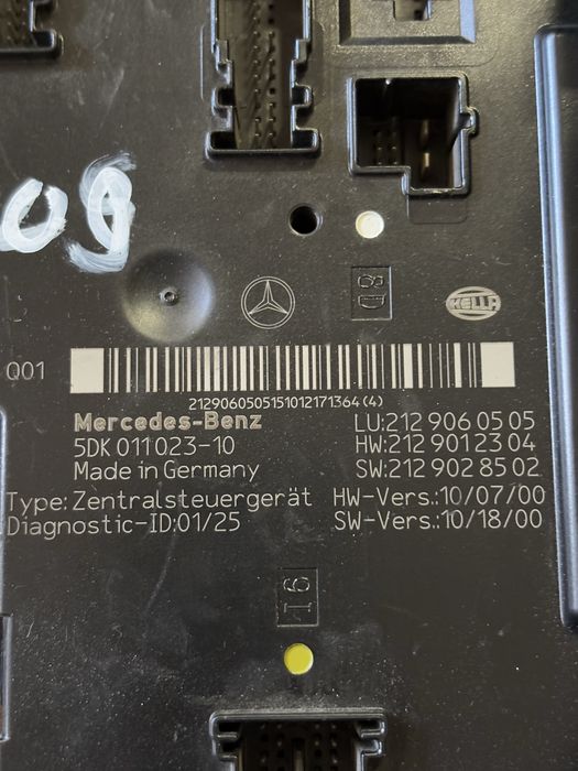 Mercedes w212 Заден SAM Модул