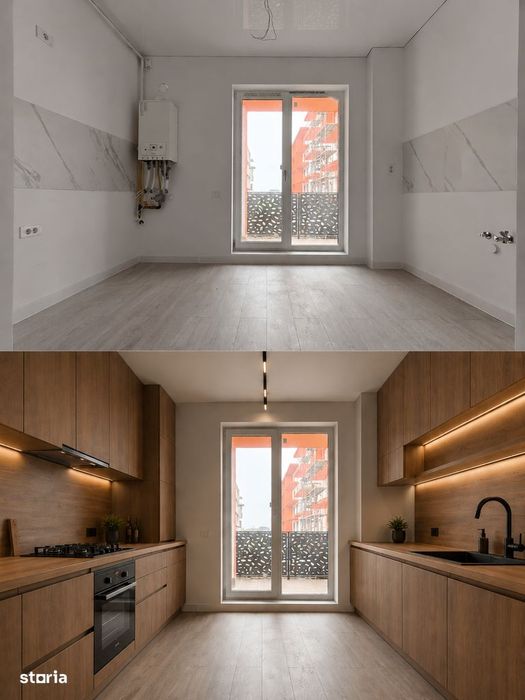 Studio premium 44mp Bloc Nou | Dormitor separat | Incalzire Pardoseala — fotografia 3