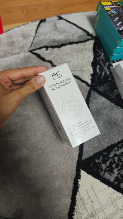 Căști Wireless P47 Bluetooth 5.0 Over-Ear, Pliabile, Bass Puternic și Microfon