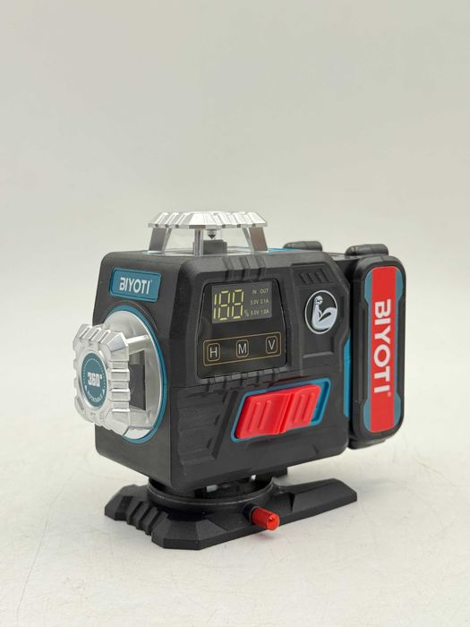Лазерный уровень BIYOTI BYT-4E (4D, 16 линий, зелёный луч)