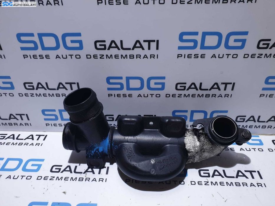 Furtun Conducta Tubulatura Admisie Peugeot 407 1.6 HDI 2004 - 2010 Cod 9653777780