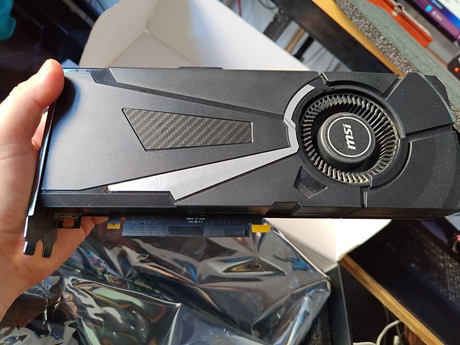 Placa video GeForce GTX 1080 aero 8gb oc