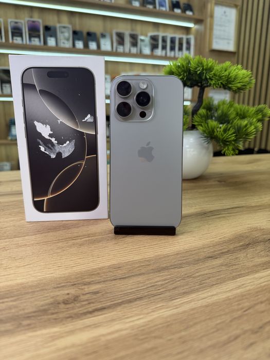 ‼️ iPhone 16 Pro 128Gb Natural - Sanatate bat.95% - Garantie 12 luni