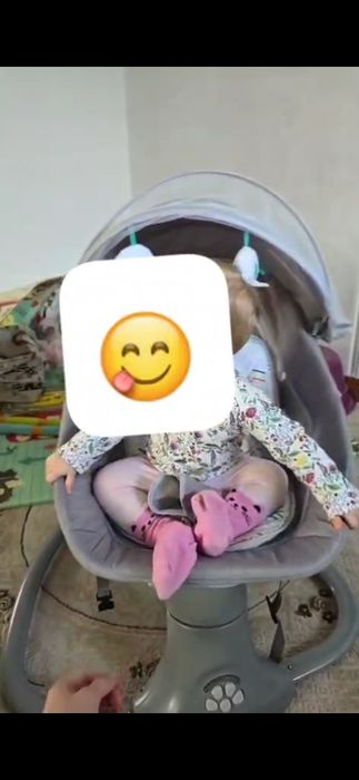 Шезлонг качалка для детей