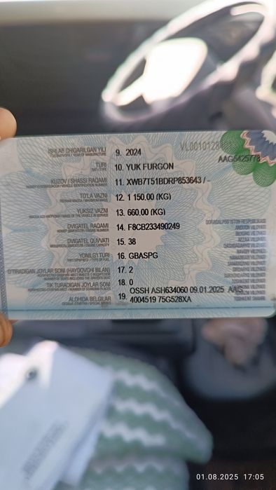 Labo,Moshina garantiya,hamma yogʻi tayyor