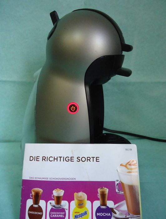 Кафемашини с гаранция 1 година NESCAFÉ® Dolce Gusto Krups Piccolo.Silver /Red Крупс за капсули Долче густо