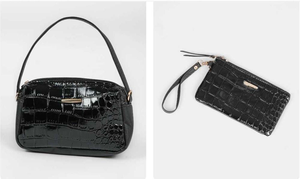 Комплект сумок 3 в 1 женский рюкзак из эко-кожи