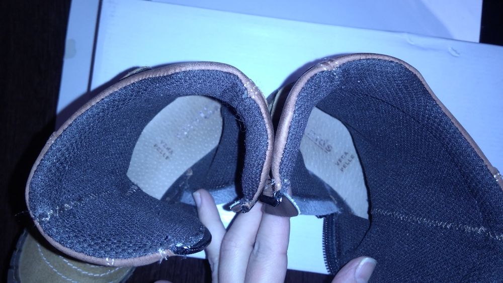 Cizme nr. 31 piele naturala intoarsa/antilopa, mKids - UTILIZATE