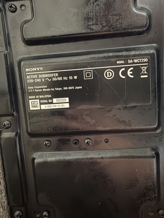 Soundbar Sony SA-CT290