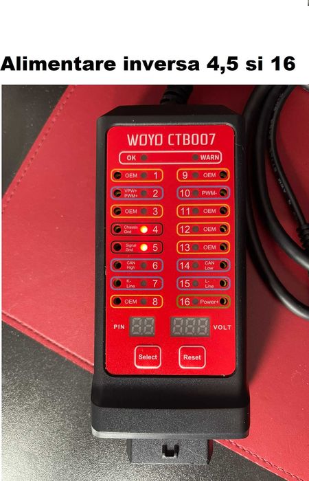 Tester port OBD2, WOYO breakout box