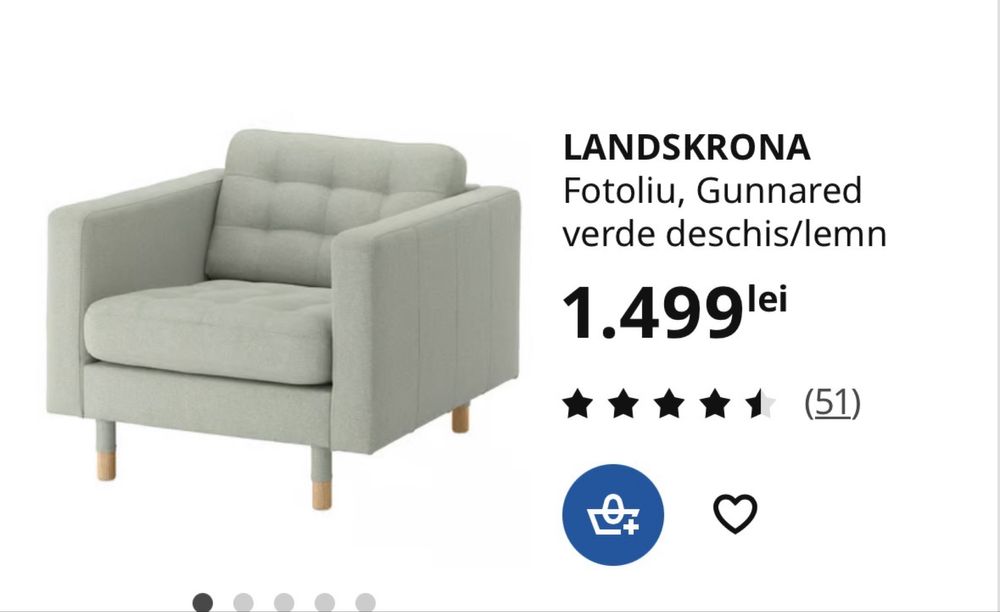 Fotoliu impecabil Ikea