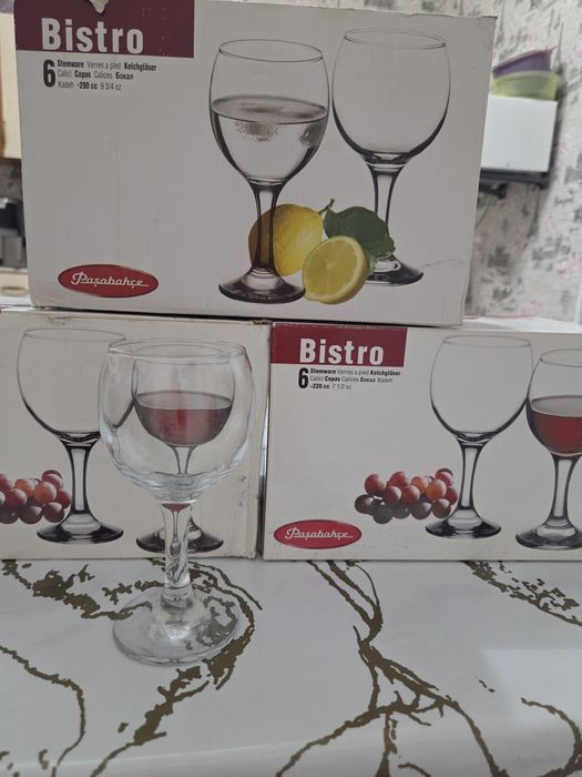 Бокалы 18 шт для сока и вина