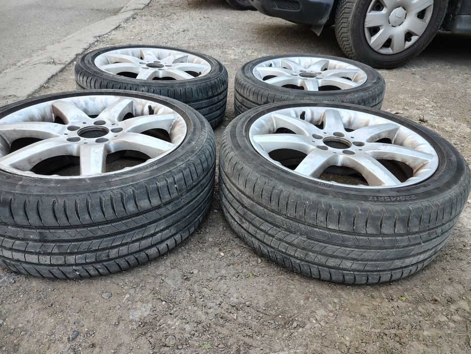 Продавам 4 бр. Лети джанти с гуми 225/45 R17