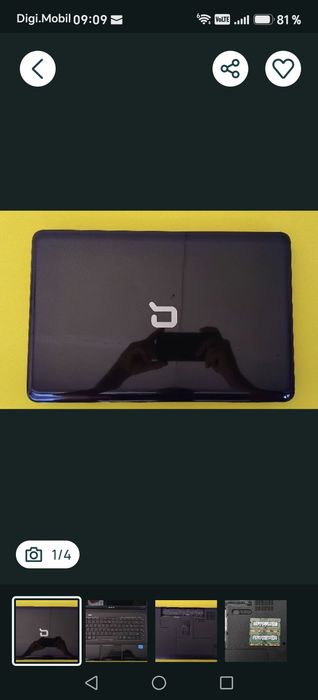 Laptop Compaq cq 58