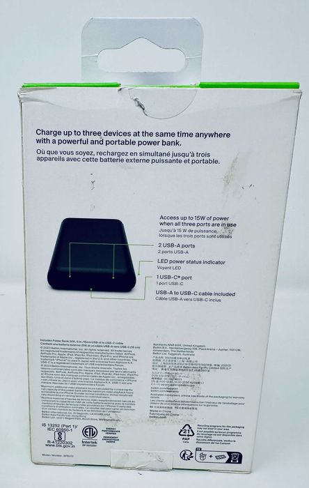 Power Bank Външна Батерия BELKIN 20000mah