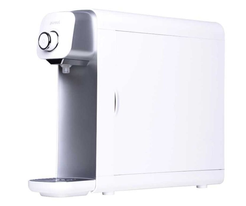 Purificator de apa Pureal alb, 3 stagii de ultrafiltrare, design compact cu latime de doar 11 cm - FARA FILTRE
