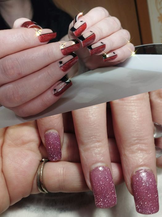 Маникюр у меня на дому.