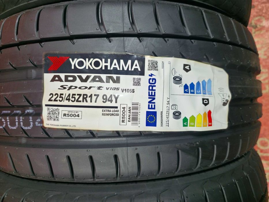 anvelope de vara - 225/45/17 - yokohama - japonia - noi - dot 5023