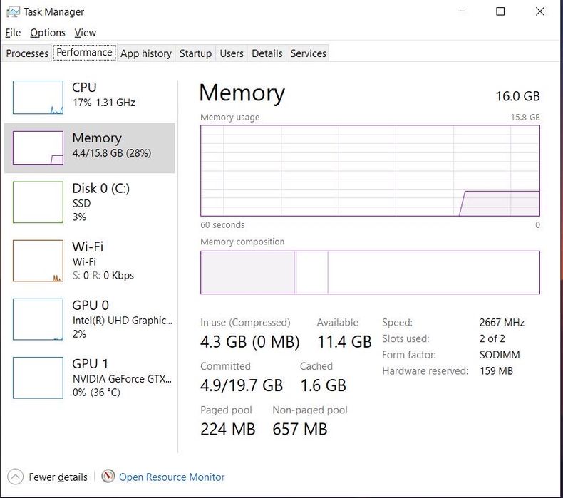 Kit 16 GB RAM Micron(2x8gb) sodimm ddr4 2666mhz laptop