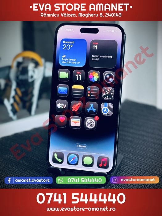 Apple iPhone 14 Pro Max Space Black 128GB Neverlocked